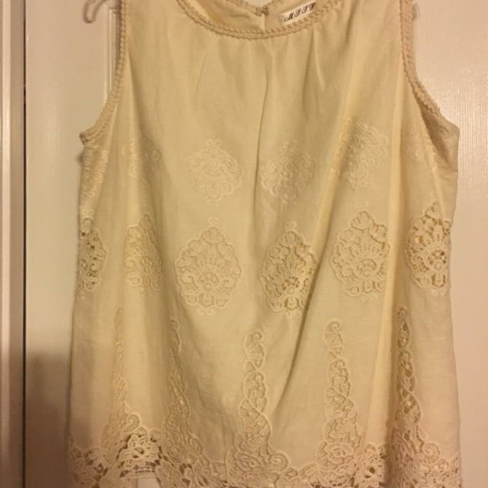 Dressy/Ivory/Lace Blouse